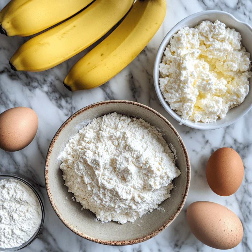 Cottage cheese banana bread ingredients