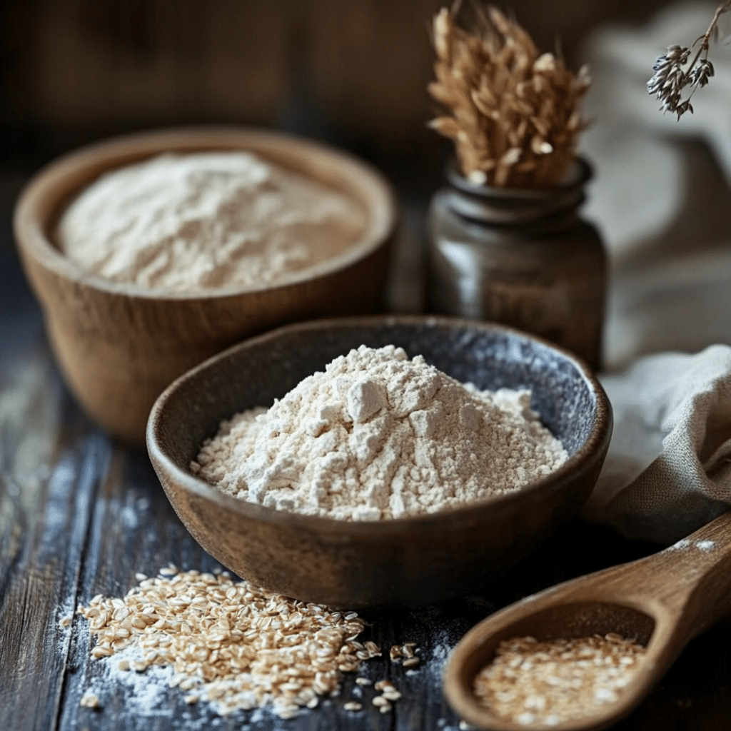 Gluten-free flour blend and psyllium husk