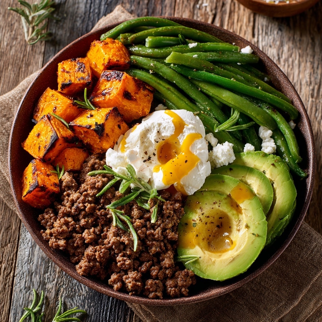 high-protein ground beef bowl (gluten-free)