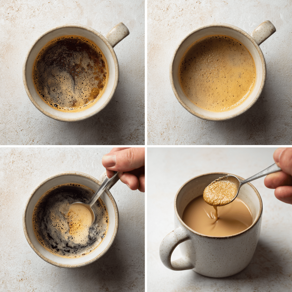 how to make tahini latte at home