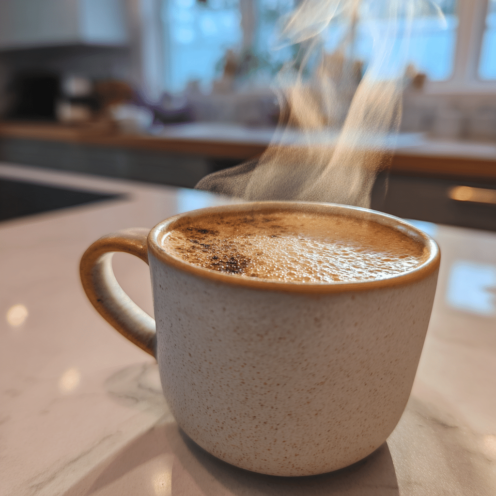 Jennifer Aniston Coffee Loophole with collagen peptides and coconut oil